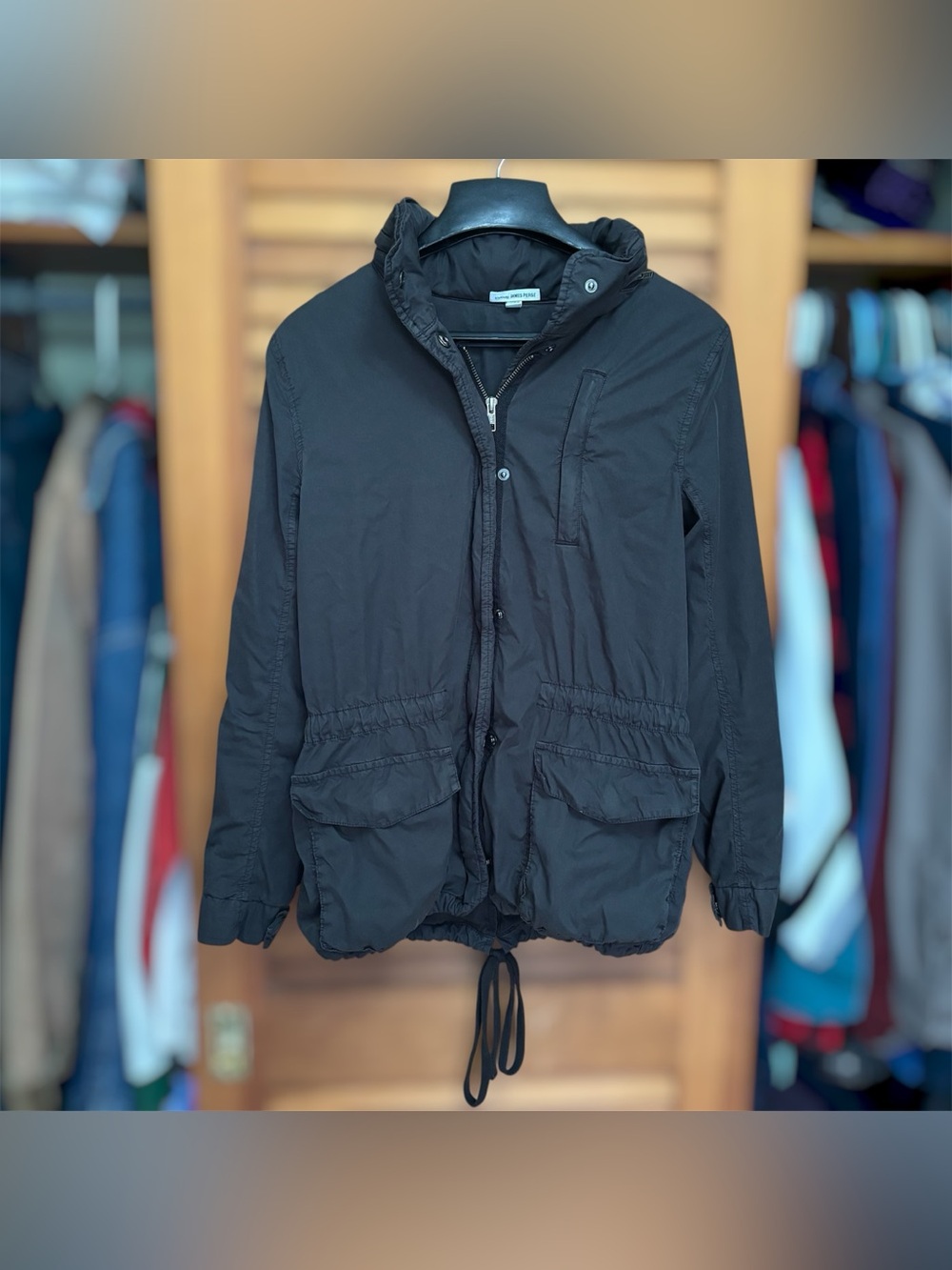 James Perse Yosemite Utility Lightweight Hooded Field Jacket Parka $360 US 2